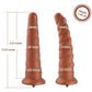 HiSmith 10.24" Gold Huge Arthropod Silicone Dildo (KlicLok)