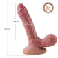 HiSmith - 10.2" Dual-Density Dildo with Veins (KlicLok)