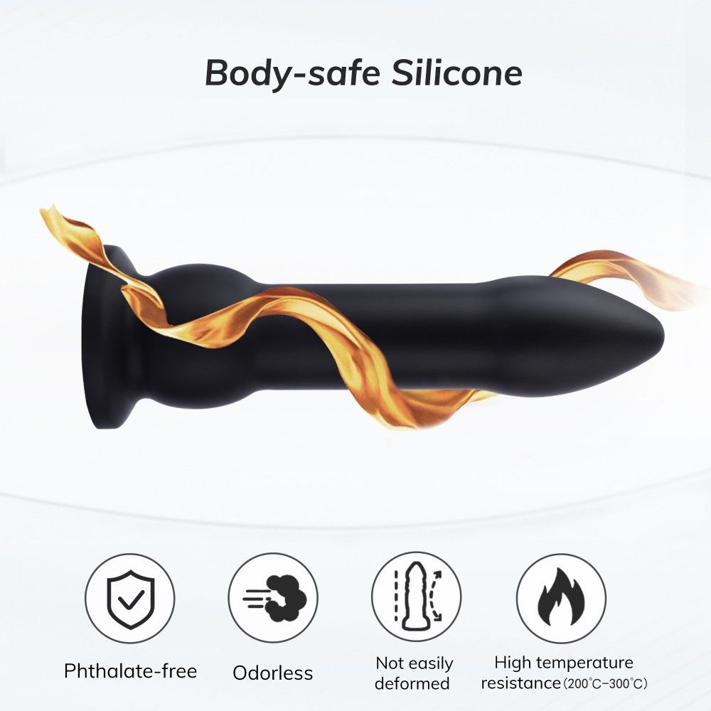 HiSmith 10.30" Bullet Anal Dildo With Suction Cup