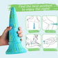 HiSmith 10" Teal Monster Series Silicone Dildo (Suction)