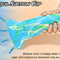 HiSmith 10" Teal Monster Series Silicone Dildo (Suction)