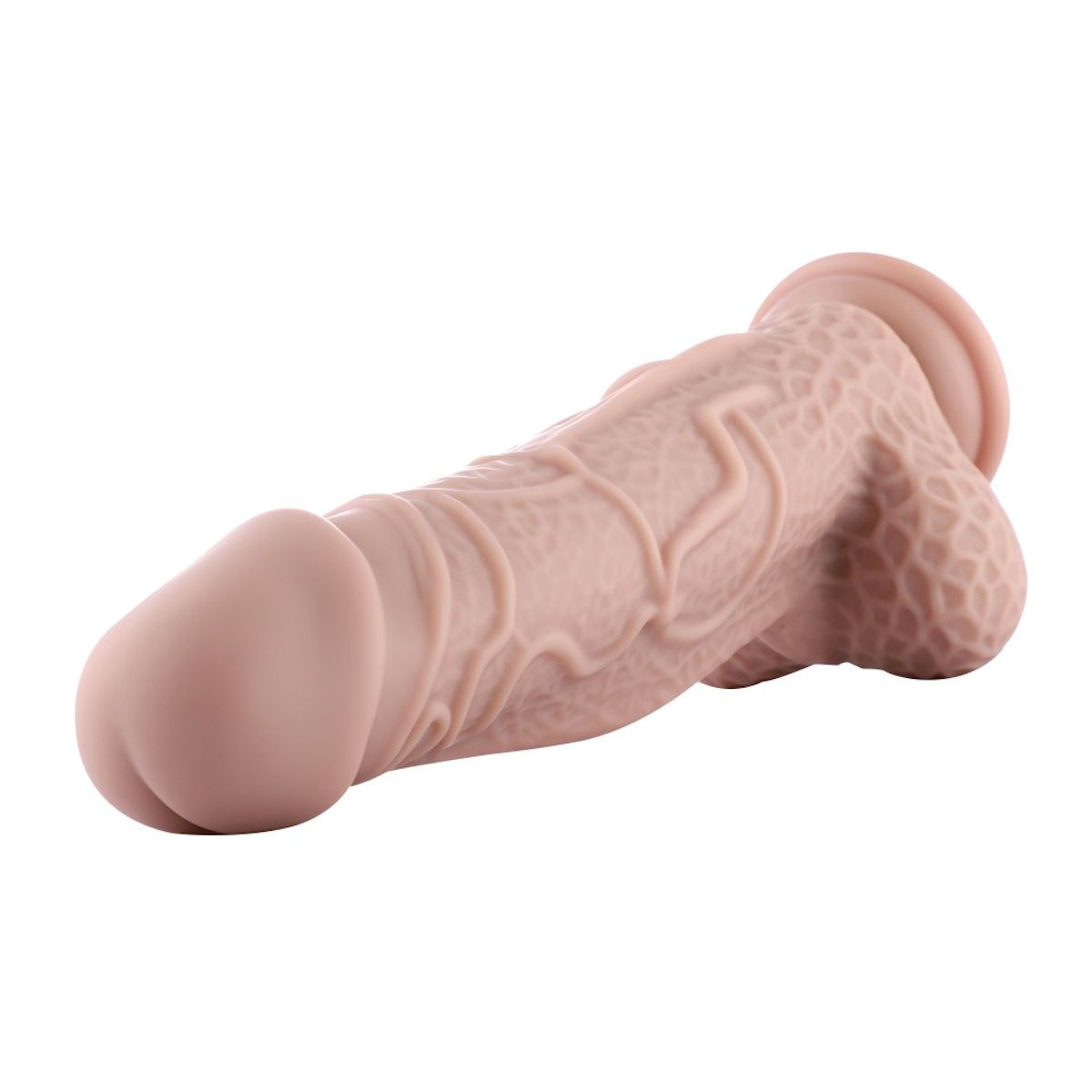 HiSmith - 11.3" Multi-Texturing Thick Silicone Dildo (KlicLok)