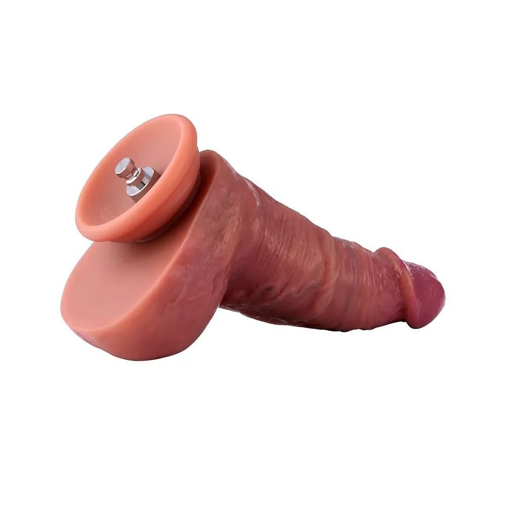 HiSmith - 6.55" Dual-Density Realistic Silicone Dildo with Veins (KlicLok)