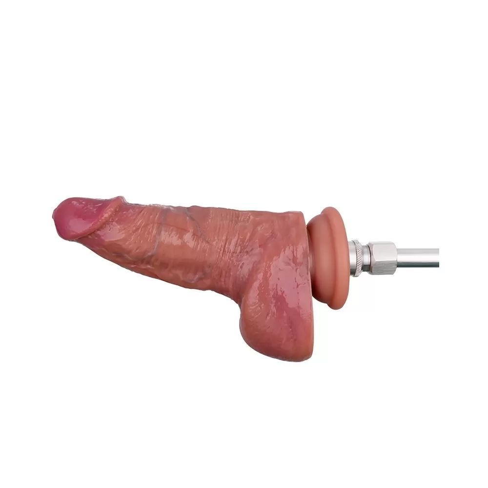 HiSmith - 6.55" Dual-Density Realistic Silicone Dildo with Veins (KlicLok)