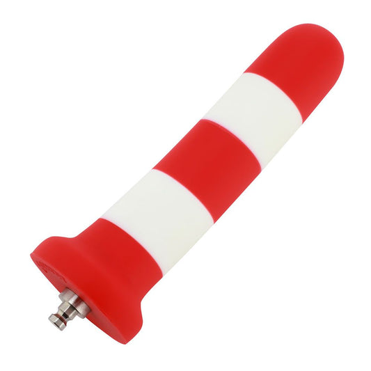 HiSmith 6.89" Barber Pole Silicone Dildo (KlicLoc)