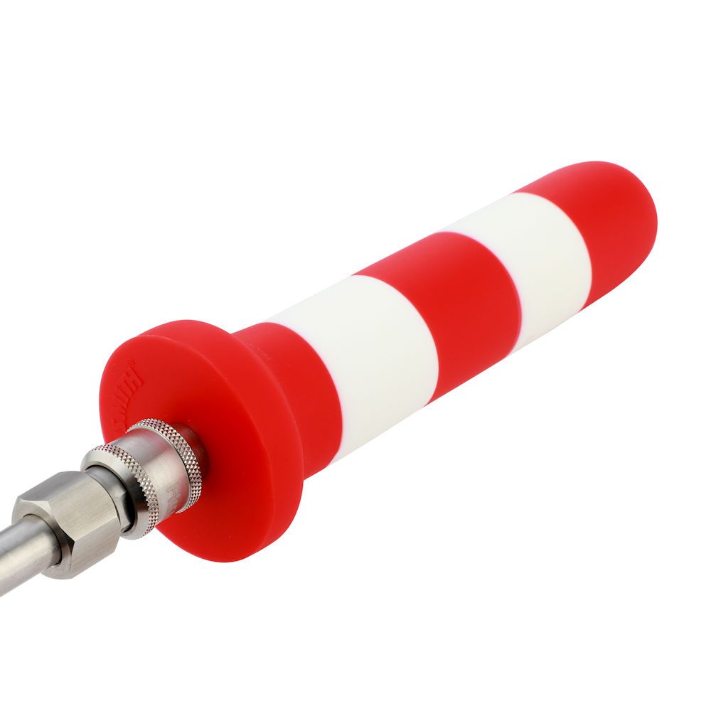HiSmith 6.89" Barber Pole Silicone Dildo (KlicLoc)