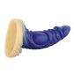 HiSmith 6" Monster Series Blue & Gold Silicone Dildo