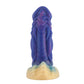HiSmith 6" Monster Series Blue & Gold Silicone Dildo