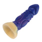 HiSmith 6" Monster Series Blue & Gold Silicone Dildo