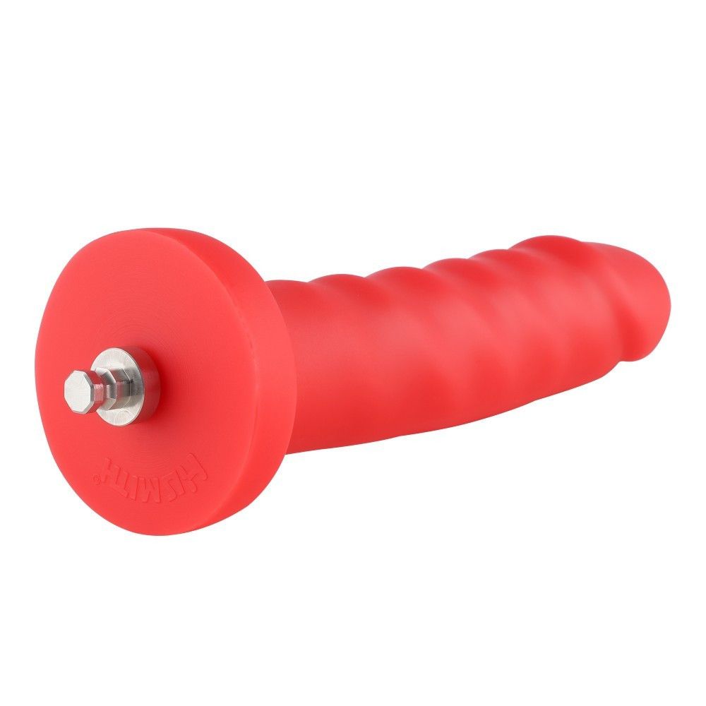 HiSmith 7.1" Red Anal Dildo (KlicLok)