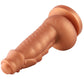 HiSmith - 8.1" Golden Squamule Silicone Dildo (KlicLok)