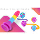 HiSmith - 8.2" Rainbow Silicone Dildo
