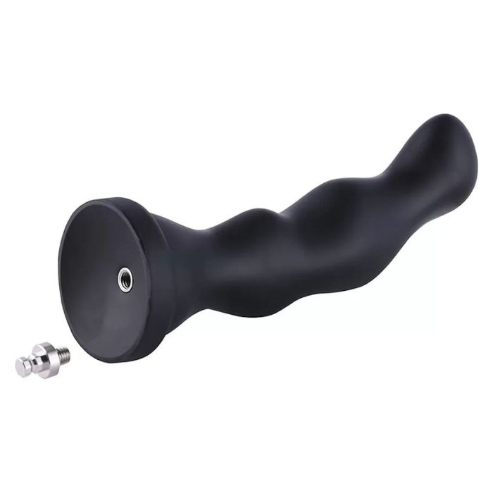HiSmith - 8.5" Black Silicone Dildo (Suction)