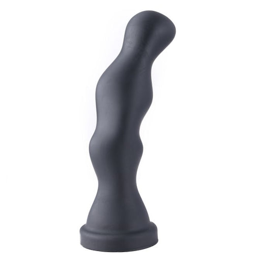 HiSmith - 8.5" Black Silicone Dildo (Suction)