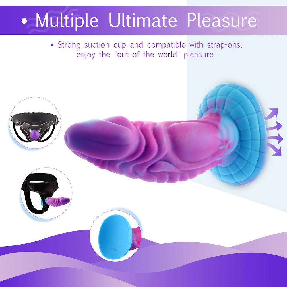 HiSmith - 8" Monster Series Silicone Dildo (Suction)