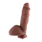 HiSmith 9" Extreme Coffee Penis Silicone Dildo (KlicLok)