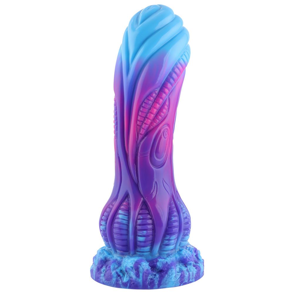 HiSmith - Monster Series Purple 7.48" Silicone Dildo (Suction)