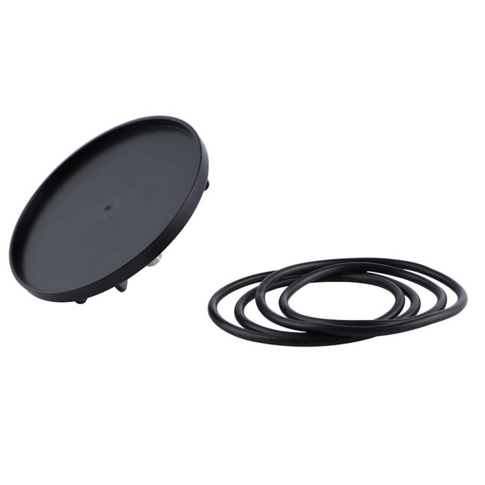 HiSmith Suction Cup Adapter With 2 Pair Rubber Bands For Non-Suction Dildos (KlicLok)