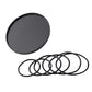 HiSmith Suction Cup Adapter For Non-Suction Dildos, With 2 Pair Rubber Bands