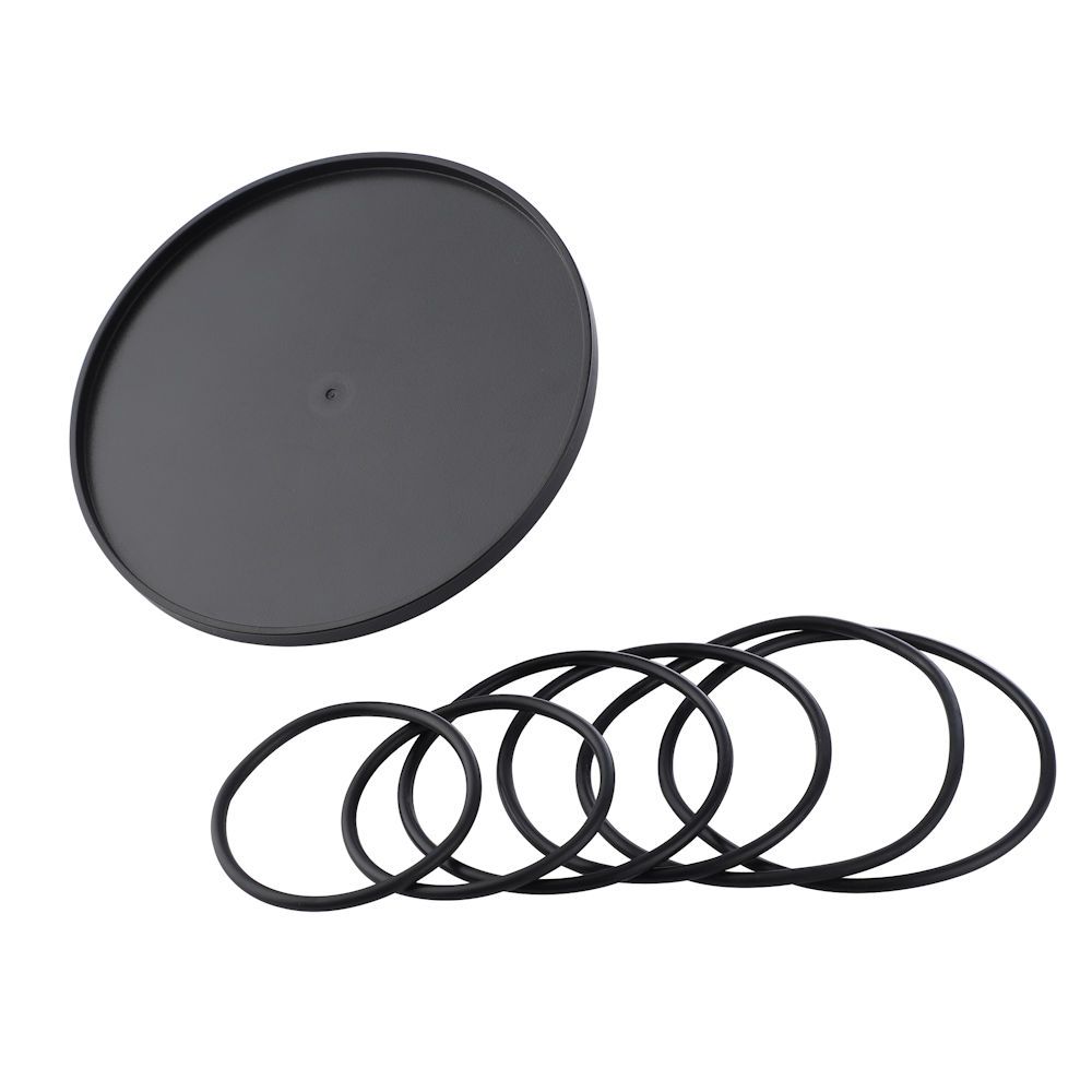 HiSmith Suction Cup Adapter For Non-Suction Dildos, With 2 Pair Rubber Bands