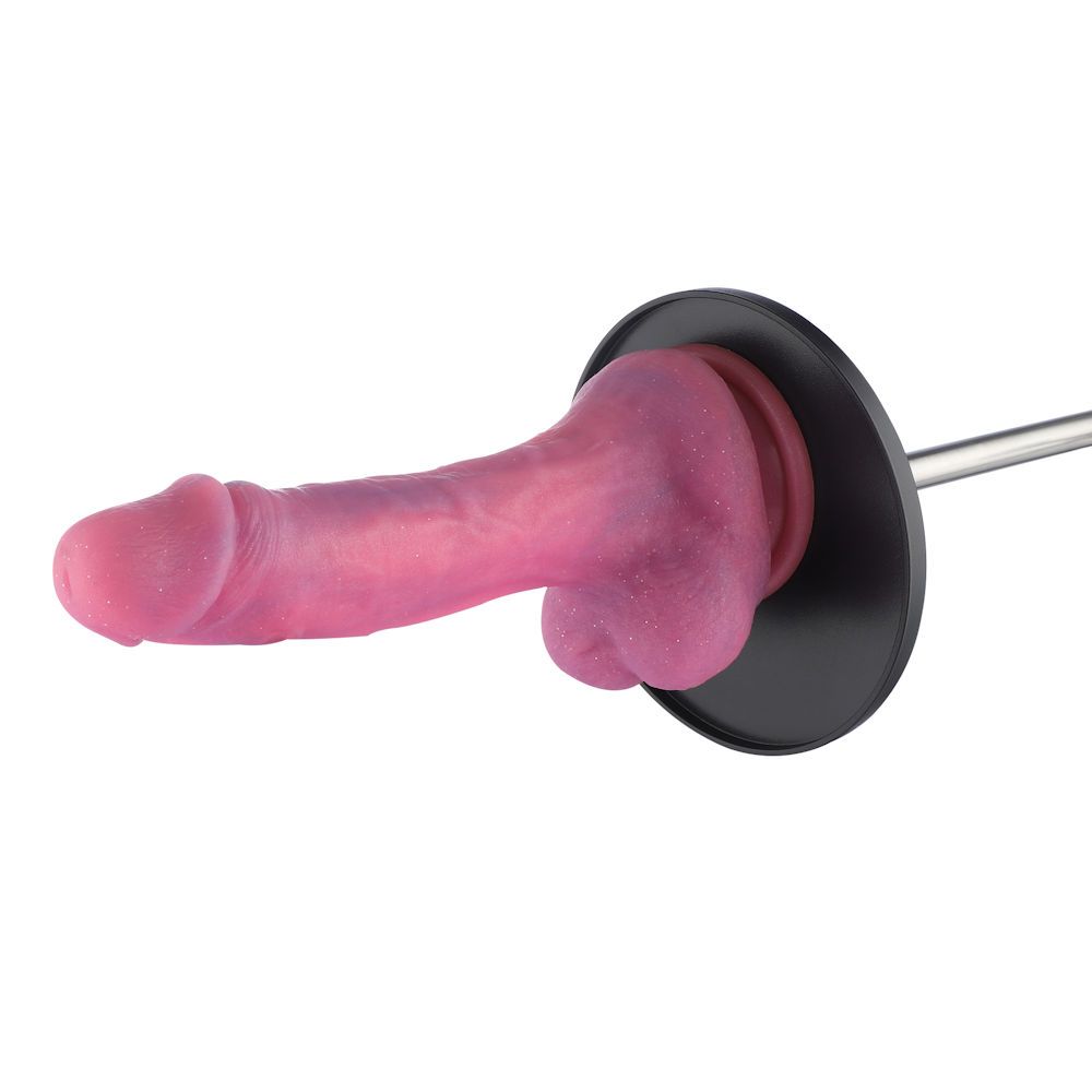 HiSmith Suction Cup Adapter For Non-Suction Dildos, With 2 Pair Rubber Bands
