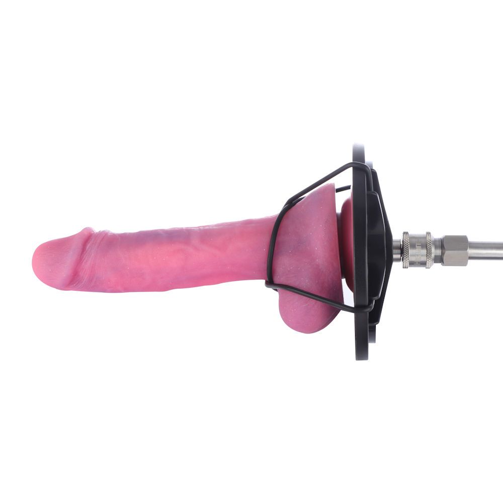 HiSmith Suction Cup Adapter For Non-Suction Dildos, With 2 Pair Rubber Bands