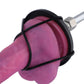 HiSmith Suction Cup Adapter With 2 Pair Rubber Bands For Non-Suction Dildos (KlicLok)