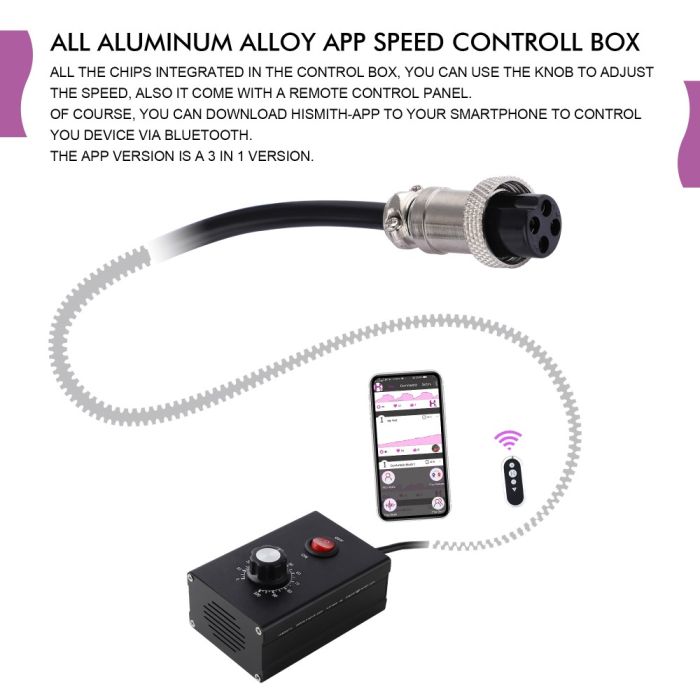 HiSmith - Tabletop 2.0 Pro Sex Machine (Remote and App)
