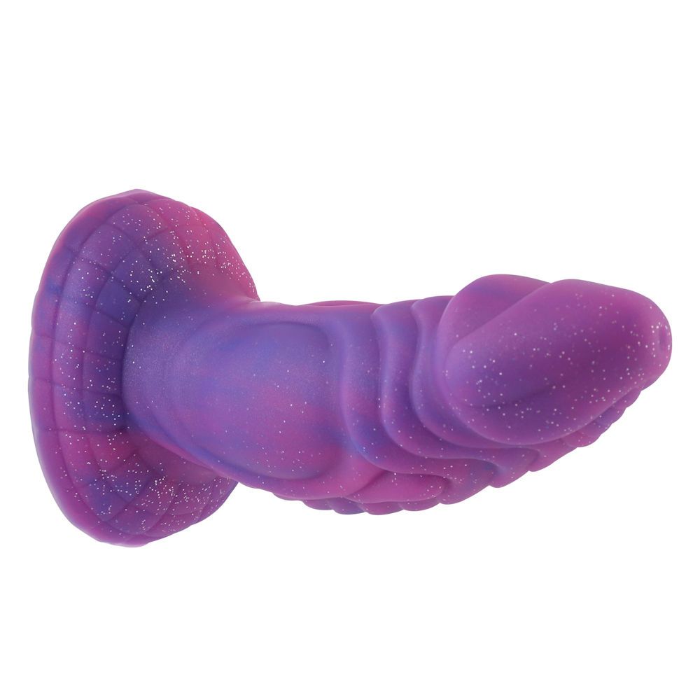 HiSmith - The Dream Sky Monster Series 8" Curved Giant Suction Vibrating Dildo