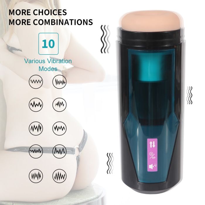 HiSmith - Thrusting Male Stroker (Suction Base / KlicLok and App)