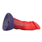 HiSmith 8.65" Red And Blue Silicone Dildo (KlicLok)