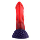 HiSmith 8.65" Red And Blue Silicone Dildo (KlicLok)