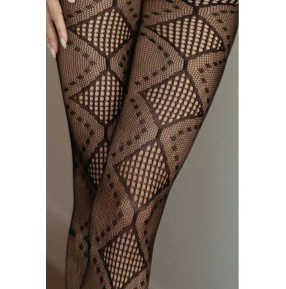 Killer Legs Midnight Allure Fishnet Tights Black Size OS