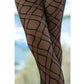 Killer Legs Shadowline Geo Fishnet Tights Black Size OS