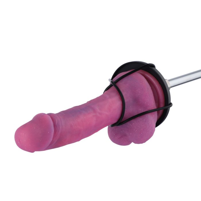 HiSmith Suction Cup Adapter With 2 Pair Rubber Bands For Non-Suction Dildos (KlicLok)
