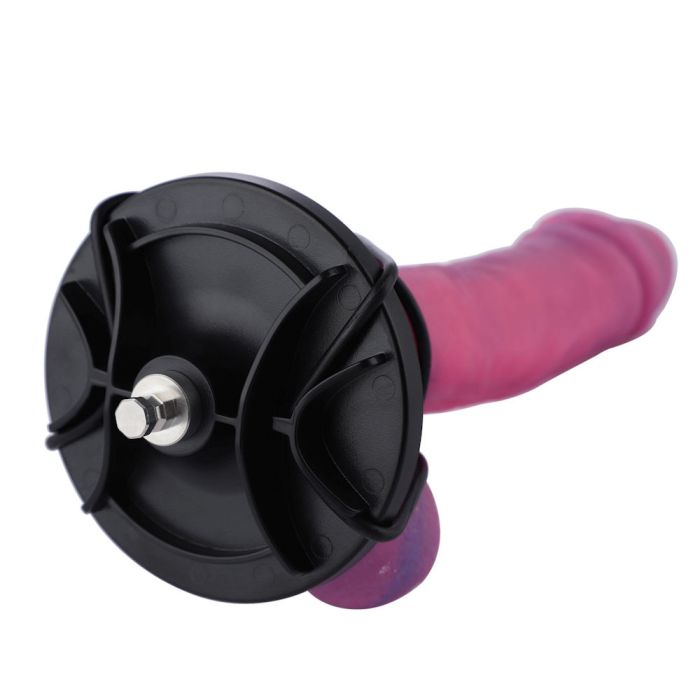 HiSmith Suction Cup Adapter With 2 Pair Rubber Bands For Non-Suction Dildos (KlicLok)
