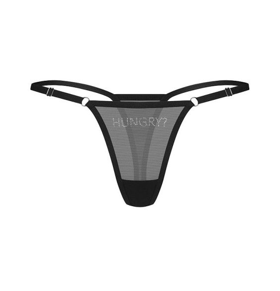 Obsessive Lingerie Hungry? Thong Size S/M