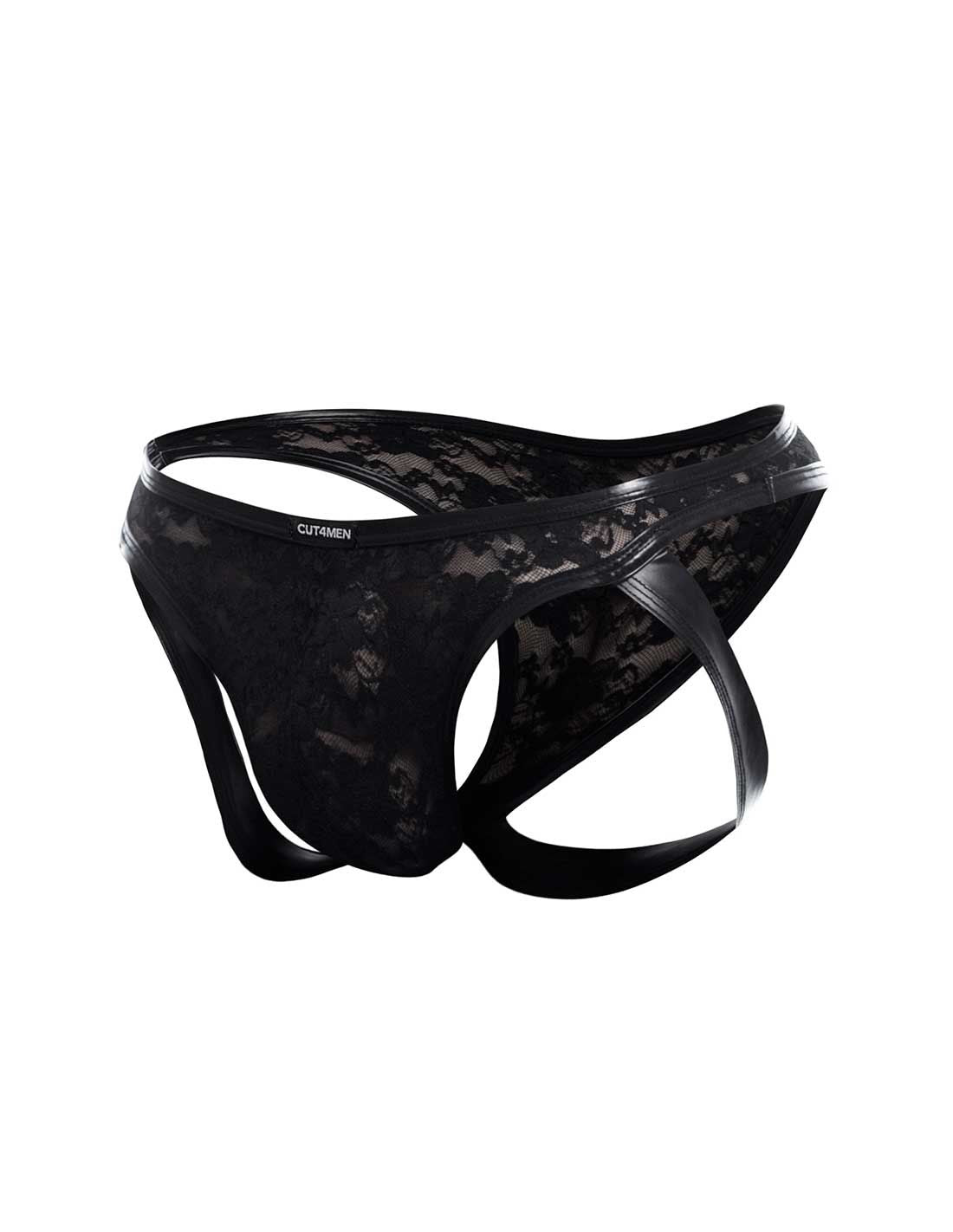 CUT4MEN L4CE Jockstrap Capri - C4M Black Size S/M/L/XL