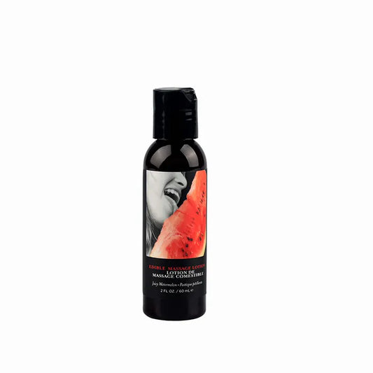 Earthly Body Edible Flavoured Massage Lotion Watermelon 60ml