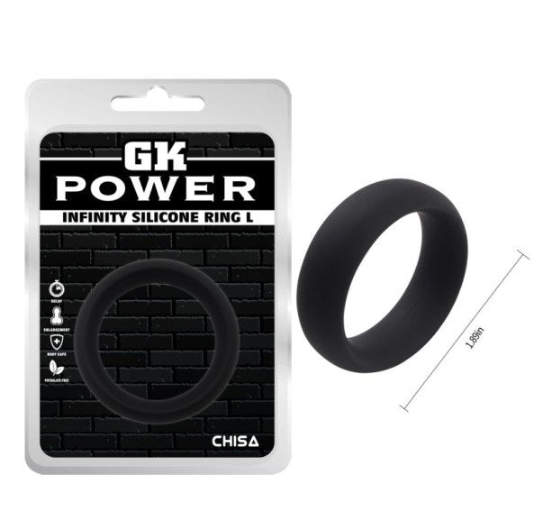 CHISA GK Power Infinity Comfort Silicone Ring L