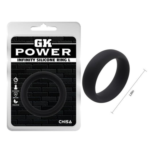CHISA GK Power Infinity Comfort Silicone Ring L