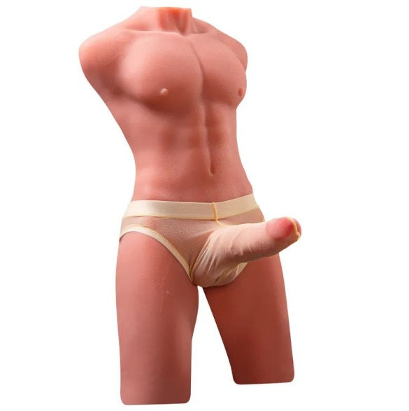 Daytona Dolls Jason 8kg USB Auto Thrusting 17cm Cock and Ass Male Torso Masturbator