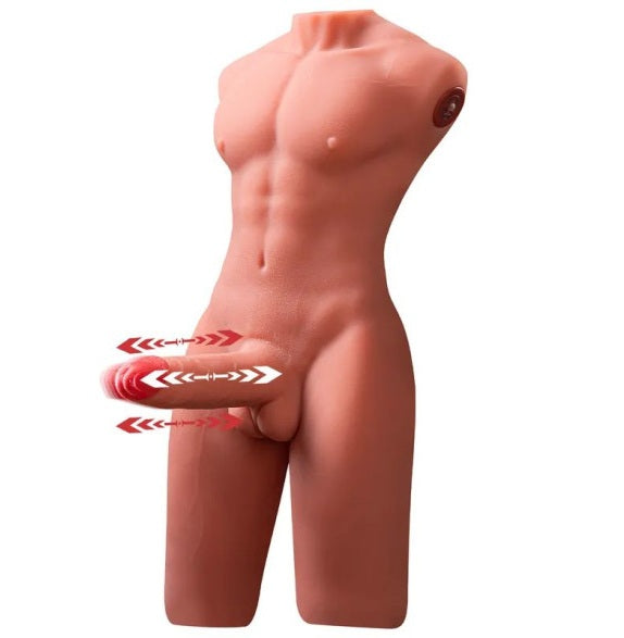 Daytona Dolls Jason 8kg USB Auto Thrusting 17cm Cock and Ass Male Torso Masturbator