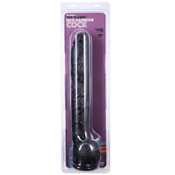Doc Johnson Dick Rambone 17" Dildo Black