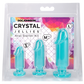 Doc Johnson Crystal Jellies Anal Starter Kit Teal