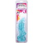 Doc Johnson Crystal Jellies 8.5" Invader Fantasy Dildo Teal