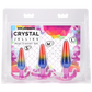 Doc Johnson Crystal Jellies Anal Trainer Set - Rainbow - S/M/L