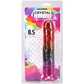 Doc Johnson Crystal Jellies 8.5" Classic Dong Rainbow