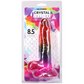 Doc Johnson Crystal Jellies 8.5" Realistic Cock With Balls Rainbow