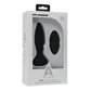Doc Johnson A-Play Vibe - Adventurous - Rechargeable Silicone Anal Plug With Remote (Black)